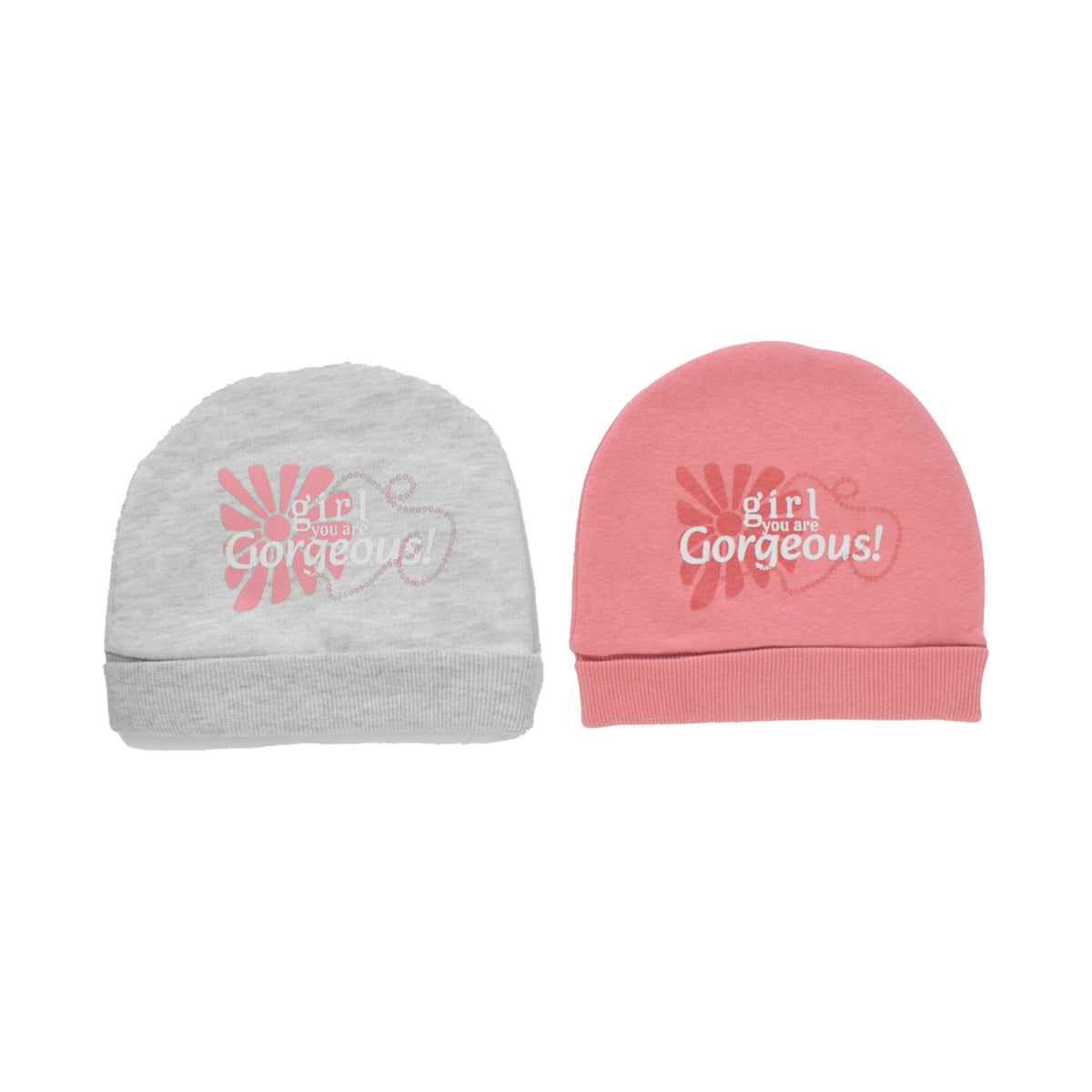 Junior Simple Sweetness Printed Icecap 2 PCS